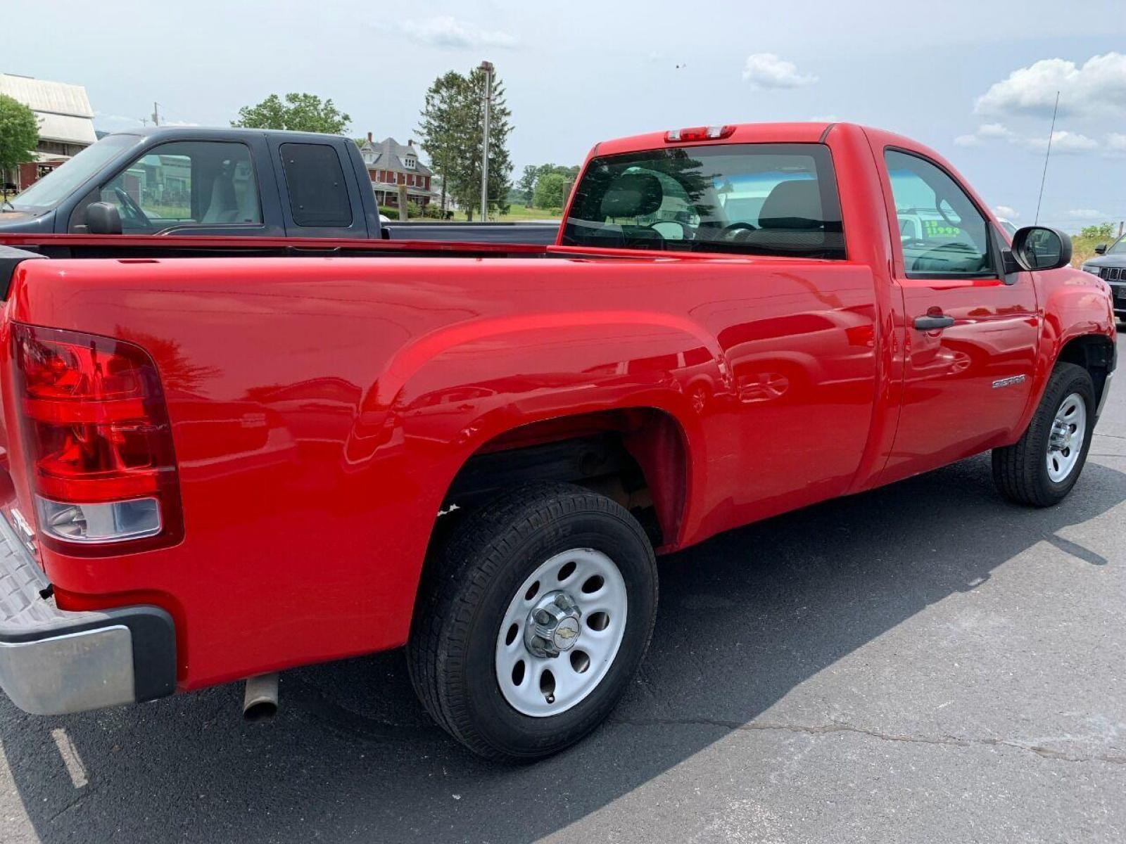 2013 Red GMC Sierra 1500 (1GTN1TEX1DZ) with an 4.3L V6 4.3L V6 engine, located at 4845 Woodbury Pike, Roaring Springs, PA, (814) 317-5008, (814) 317-5008, 40.250935, -78.366959 - 2013 GMC Sierra, Single Cab, 8ft bed, 4x2, 4.3L, V6, like new tires, new inspection, power windows/locks, cruise/tilt wheel, air conditioning,231k, Southern Truck, Absolutely Rust free! Must see condition! Clean! 1 Owner! Truck gets excellent fuel mileage! Truck has high highway miles. Company - Photo #1