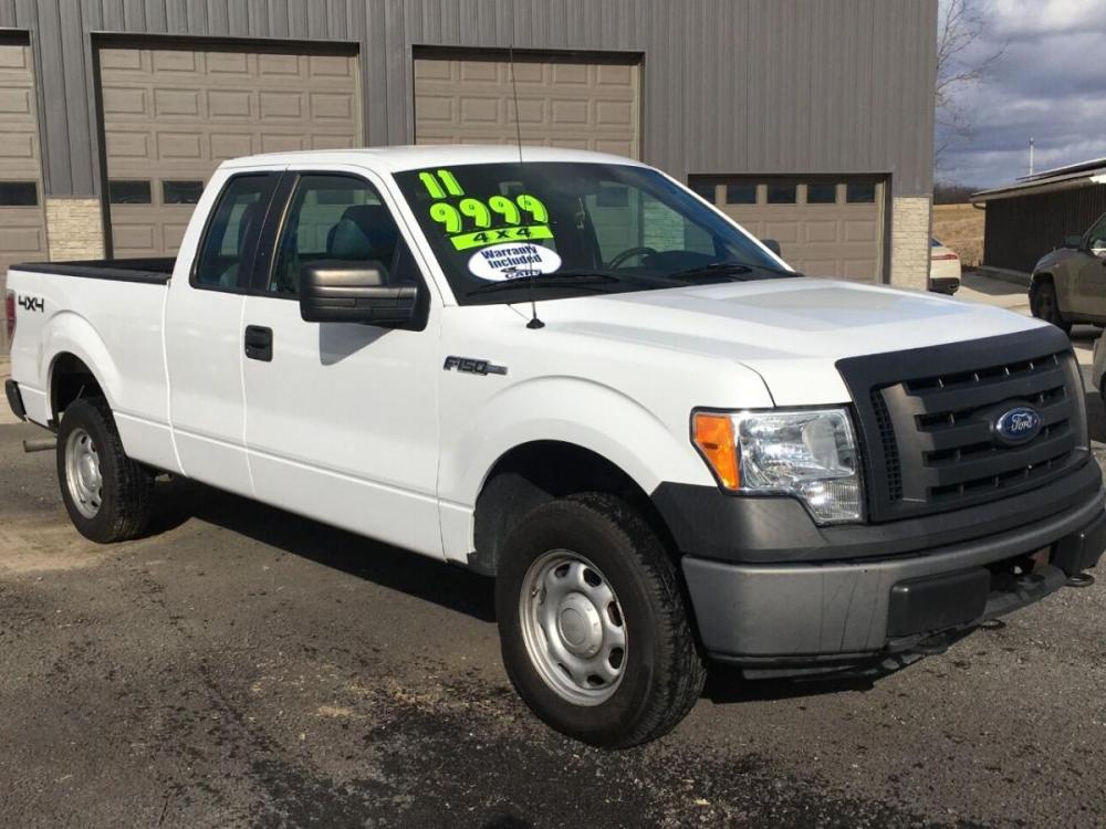 2011 White Ford F-150 (1FTEX1EMOBF) with an 3.7L V6 3.7L V6 engine, located at 4845 Woodbury Pike, Roaring Springs, PA, (814) 317-5008, (814) 317-5008, 40.250935, -78.366959 - Photo #0