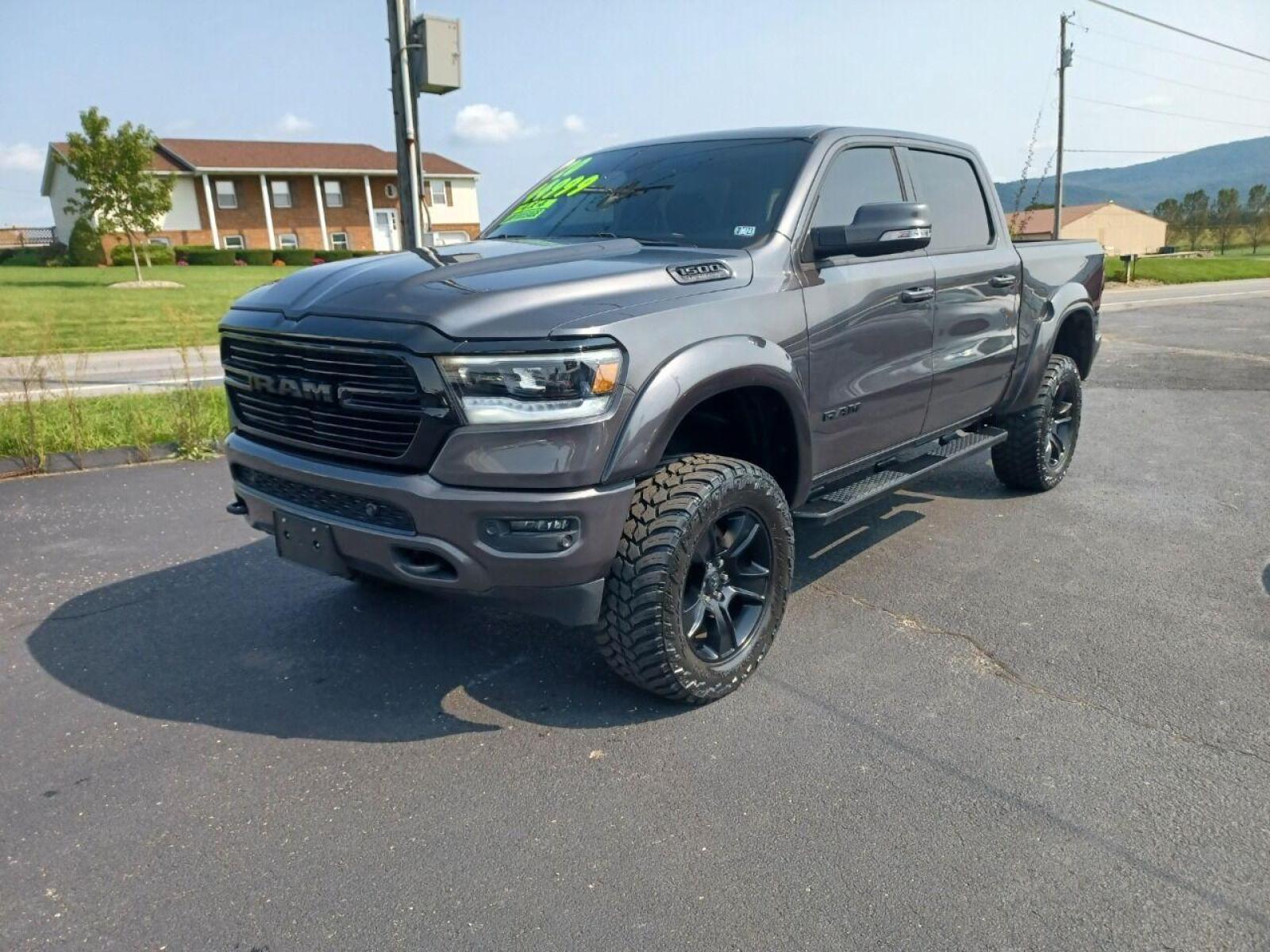 2020 Gray RAM 1500 (1C6SRFFT4LN) with an 5.7L V8 5.7L V8 engine, located at 4845 Woodbury Pike, Roaring Springs, PA, (814) 317-5008, (814) 317-5008, 40.250935, -78.366959 - 2020 Ram Bighorn 1500, 14k, automatic, Must see condition! This truck was over $75k to build. Suspension was over $10k and is all Fox and BDS. To many options to list! Truck has panoramic roof, blind spot, auto breaking, led lights, 12 radio, Alpine sound system, back up, Navigation. Truck looks - Photo #1
