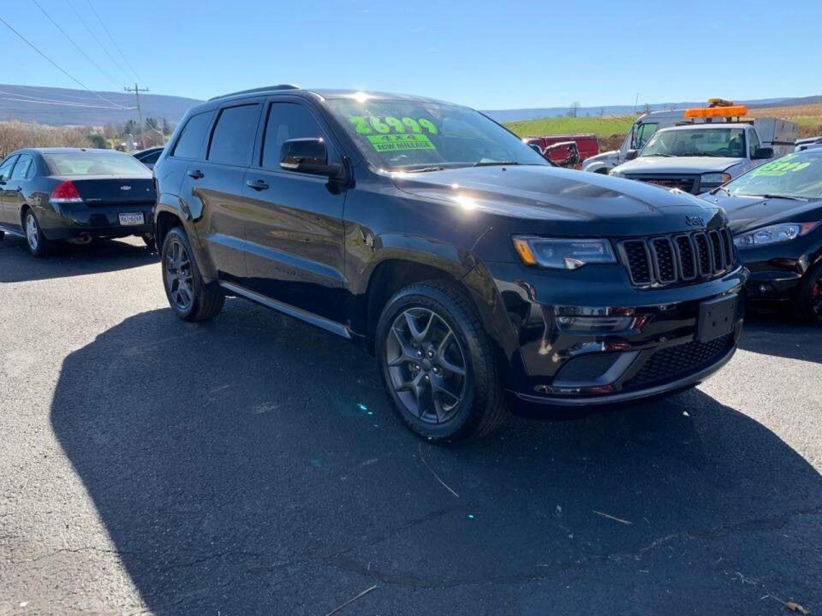 2019 Black Jeep Grand Cherokee (1C4RJFBG0KC) with an 3.6L V6 3.6L V6 engine, located at 4845 Woodbury Pike, Roaring Springs, PA, (814) 317-5008, (814) 317-5008, 40.250935, -78.366959 - 2019 Jeep Grand Cherokee Limited X with SRT design package, 33k, 4x4, leather, power windows/locks, cruise/tilt wheel, air conditioning, Nav, 20 wheels, blind spot monitoring, rear back up, steering controls, remote start, like new tires and much more. This vehicle is being sold cheap due to having - Photo #0