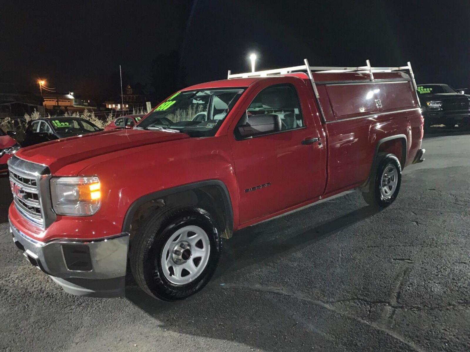 2014 Red GMC Sierra 1500 (1GTN1TEH7EZ) with an 4.3L V6 4.3L V6 engine, located at 4845 Woodbury Pike, Roaring Springs, PA, (814) 317-5008, (814) 317-5008, 40.250935, -78.366959 - 2014 GMC Sierra 1500, 4.3L, V6, Flex Fuel, 4x2, automatic, utility cap, lighted aluminum truck and more. Super clean! Southern Truck! Truck has newer tires and new inspection. Rust free! To see a full list of this vehicles options visit smithfamilycarstore.net. If interested, please call 814- - Photo #1