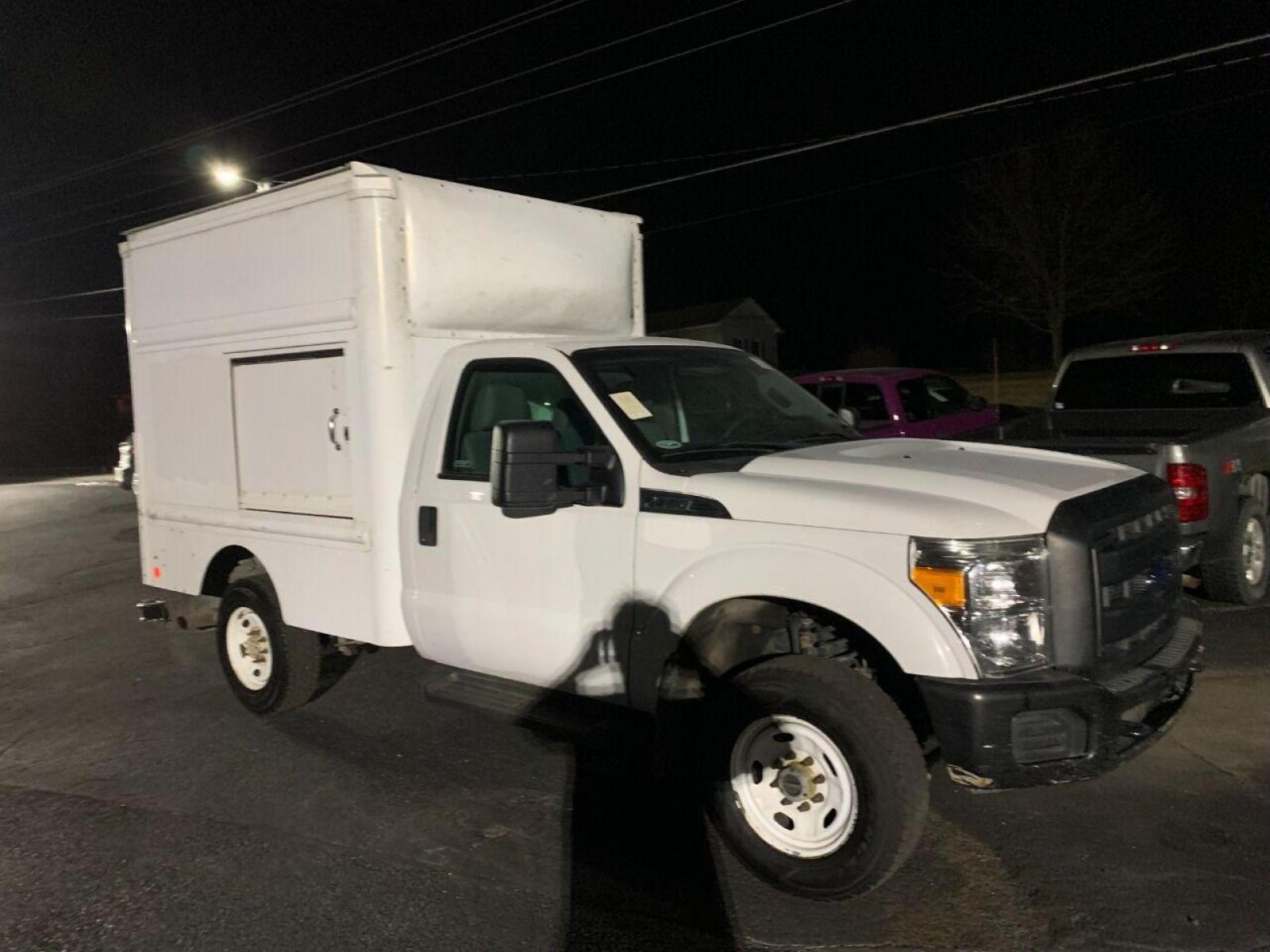2013 White Ford F-250 Super Duty (1FDBF2B63DE) with an 6.2L V8 6.2L V8 engine, located at 4845 Woodbury Pike, Roaring Springs, PA, (814) 317-5008, (814) 317-5008, 40.250935, -78.366959 - 2013 F-250 Super Duty, automatic, 1 Owner, 6.2L, V8, Flex Fuel, 4x4, aluminum bed box, retired Fed Ex truck. Truck has new Jasper engine with only 50k on it. Engine is still under warranty. Southern rust free truck. Must see! To see a full list of this vehicles options visit smithfamilycarstore. - Photo #0