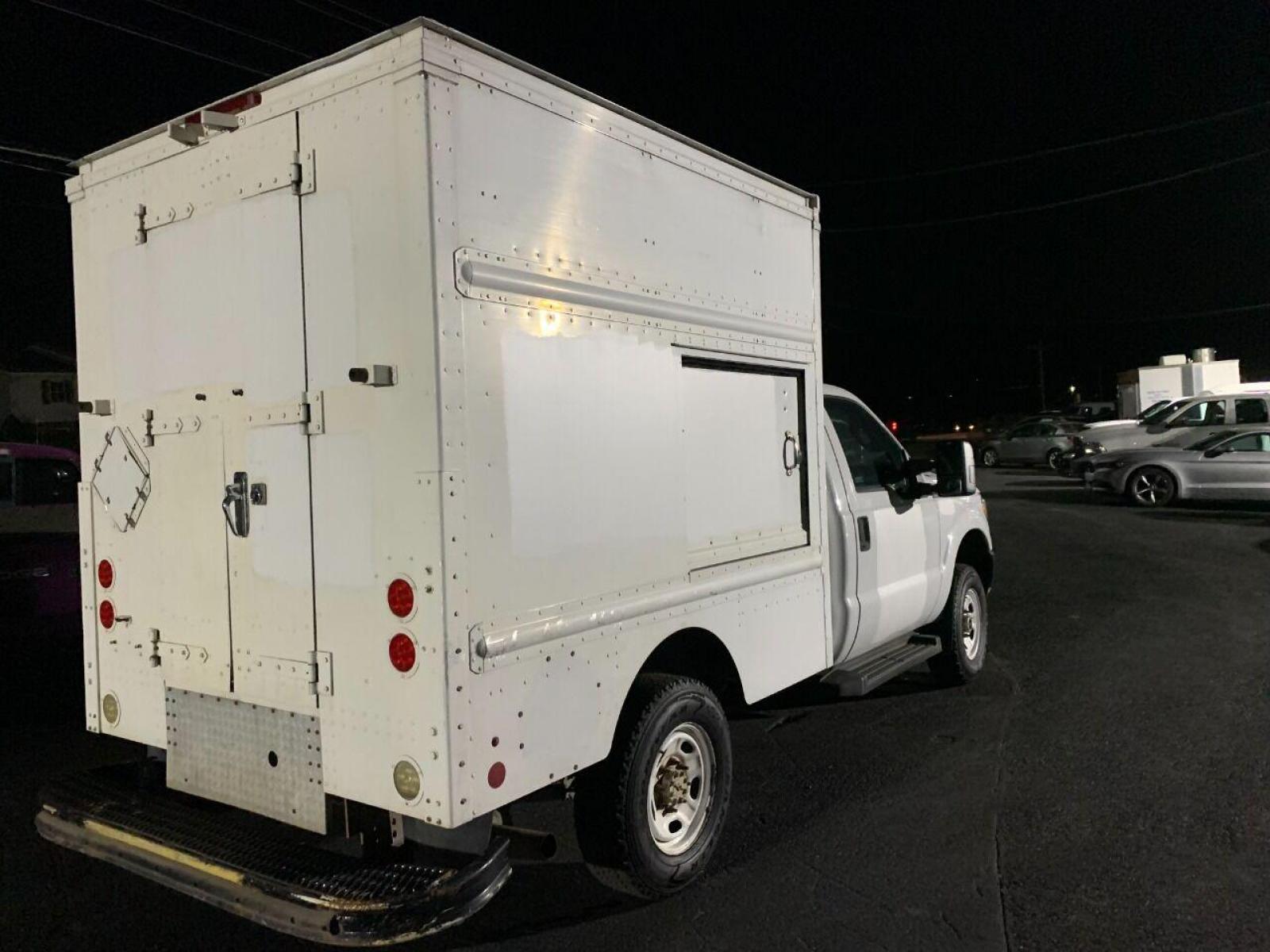 2013 White Ford F-250 Super Duty (1FDBF2B63DE) with an 6.2L V8 6.2L V8 engine, located at 4845 Woodbury Pike, Roaring Springs, PA, (814) 317-5008, (814) 317-5008, 40.250935, -78.366959 - 2013 F-250 Super Duty, automatic, 1 Owner, 6.2L, V8, Flex Fuel, 4x4, aluminum bed box, retired Fed Ex truck. Truck has new Jasper engine with only 50k on it. Engine is still under warranty. Southern rust free truck. Must see! To see a full list of this vehicles options visit smithfamilycarstore. - Photo #2