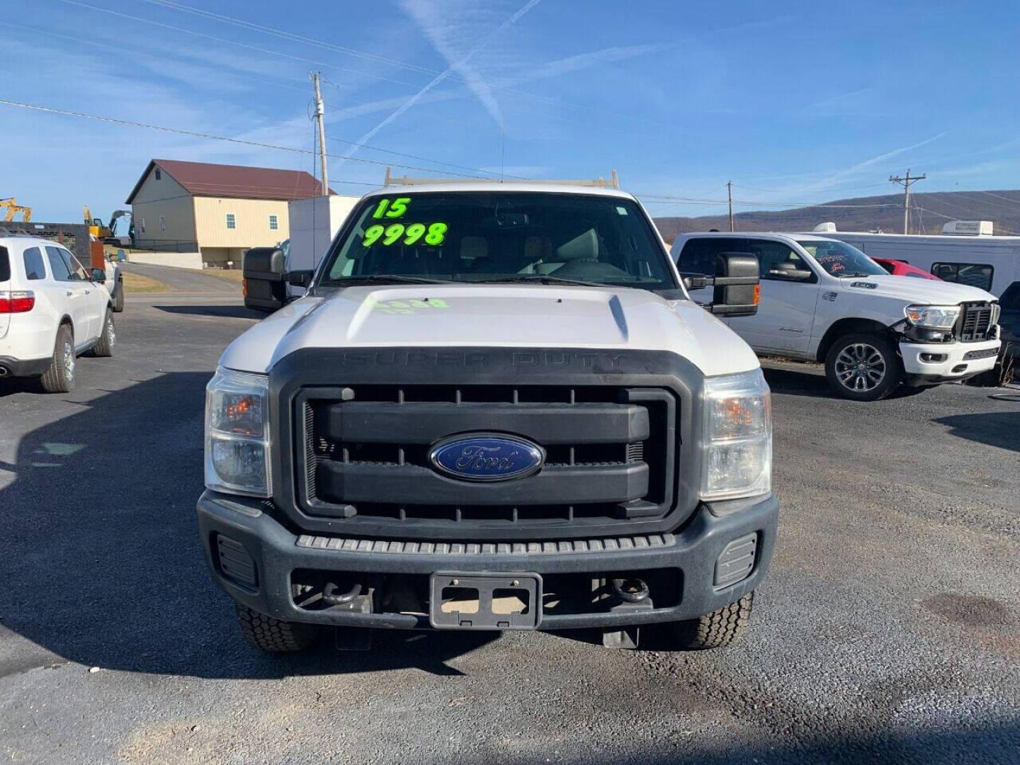 2015 White Ford F-350 Super Duty (1FT7X3B63FE) with an 6.2L V8 6.2L V8 engine, located at 4845 Woodbury Pike, Roaring Springs, PA, (814) 317-5008, (814) 317-5008, 40.250935, -78.366959 - 2015 Ford F-350, Southern Truck, Rust free, 6.2L, V8, 4x4, automatic, power windows/locks, like new tires, work cap and more. Good condition! Rust free undercarriage. Truck has extremely high miles was company owned and severely maintained! Runs great! All maintenance was done. To see a full l - Photo#2
