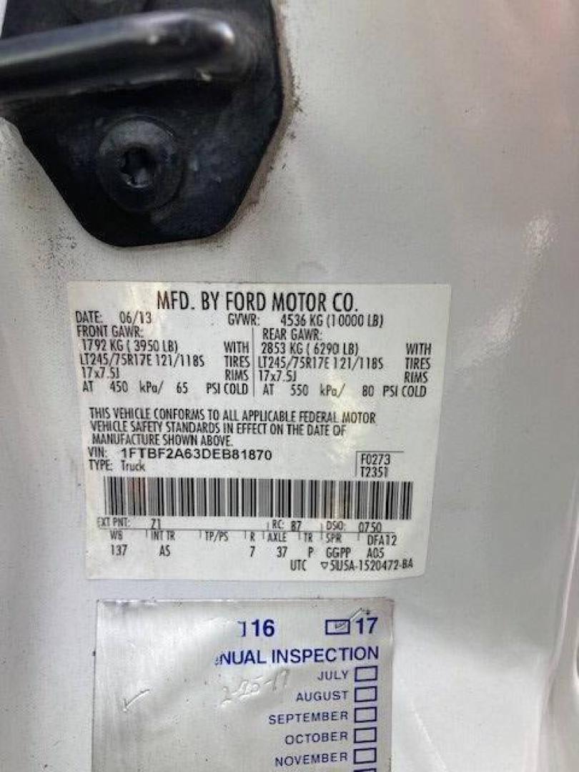2013 White Ford F-250 Super Duty (1FTBF2A63DE) with an 6.2L V8 6.2L V8 engine, located at 4845 Woodbury Pike, Roaring Springs, PA, (814) 317-5008, (814) 317-5008, 40.250935, -78.366959 - 2013 Ford F250 single cab, 8ft bed, Southern truck, automatic, V8, 6.2L, air conditioning, like new tires, new inspection, 16k. Truck has never been in the rain or snow. Mint condition! Truck has been converted when it was new to Compressed Natural Gas. Truck can be converted back with fuel rail - Photo#8