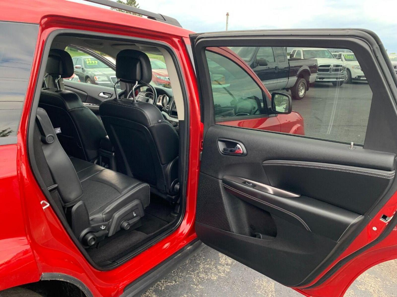 2018 Red Dodge Journey (3C4PDDAG6JT) with an 3.6L V6 3.6L V6 engine, located at 4845 Woodbury Pike, Roaring Springs, PA, (814) 317-5008, (814) 317-5008, 40.250935, -78.366959 - Photo #3