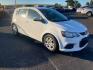2017 White Chevrolet Sonic (1G1JG6SH7H4) with an 1.8L I4 1.8L I4 engine, located at 4845 Woodbury Pike, Roaring Springs, PA, (814) 317-5008, (814) 317-5008, 40.250935, -78.366959 - 2017 Chevy Sonic, FWD, automatic, 4 cylinder, 141k, hatchback, new inspection, 1 Owner, rear back up camera, air conditioning, bluetooth, cruise/tilt and much more. This vehicle was a Southern lease vehicle. No rust! New inspection ready to go. Will come with a 3 month/3000 mile power train warr - Photo#0
