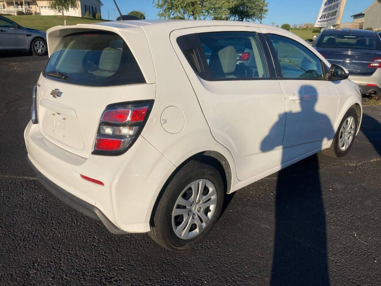 2017 White Chevrolet Sonic (1G1JG6SH7H4) with an 1.8L I4 1.8L I4 engine, located at 4845 Woodbury Pike, Roaring Springs, PA, (814) 317-5008, (814) 317-5008, 40.250935, -78.366959 - 2017 Chevy Sonic, FWD, automatic, 4 cylinder, 141k, hatchback, new inspection, 1 Owner, rear back up camera, air conditioning, bluetooth, cruise/tilt and much more. This vehicle was a Southern lease vehicle. No rust! New inspection ready to go. Will come with a 3 month/3000 mile power train warr - Photo#3