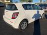 2017 White Chevrolet Sonic (1G1JG6SH7H4) with an 1.8L I4 1.8L I4 engine, located at 4845 Woodbury Pike, Roaring Springs, PA, (814) 317-5008, (814) 317-5008, 40.250935, -78.366959 - 2017 Chevy Sonic, FWD, automatic, 4 cylinder, 141k, hatchback, new inspection, 1 Owner, rear back up camera, air conditioning, bluetooth, cruise/tilt and much more. This vehicle was a Southern lease vehicle. No rust! New inspection ready to go. Will come with a 3 month/3000 mile power train warr - Photo#3