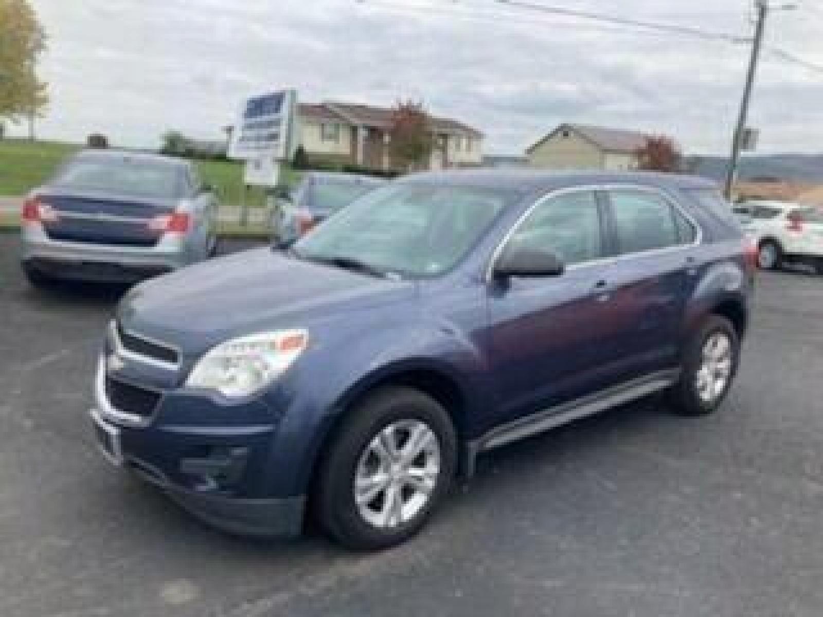 2013 Blue Chevrolet Equinox (2GNALBEK8D6) with an 2.4L I4 2.4L I4 engine, located at 4845 Woodbury Pike, Roaring Springs, PA, (814) 317-5008, (814) 317-5008, 40.250935, -78.366959 - 2013 Chevy Equinox, automatic, 4 cylinder, FWD, power windows/locks, cruise/tilt wheel, air conditioning and more. Rust free! Southern vehicle! Company owned and well maintained! Must see condition! Will come with a 3 month/3000 mile power train warranty with the option to upgrade. If interes - Photo #0