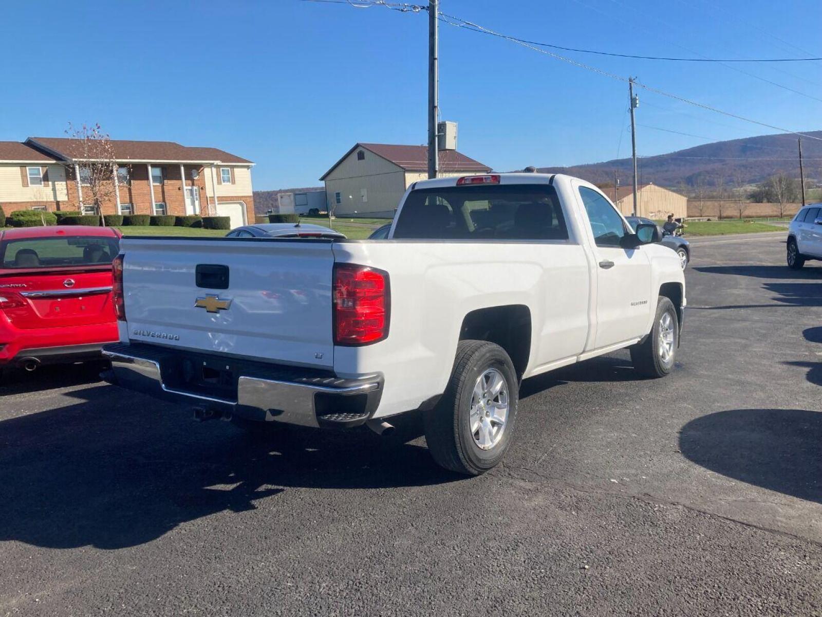 2014 White Chevrolet Silverado 1500 (1GCNCREC8EZ) with an 5.3L V8 5.3L V8 engine, located at 4845 Woodbury Pike, Roaring Springs, PA, (814) 317-5008, (814) 317-5008, 40.250935, -78.366959 - Photo #3