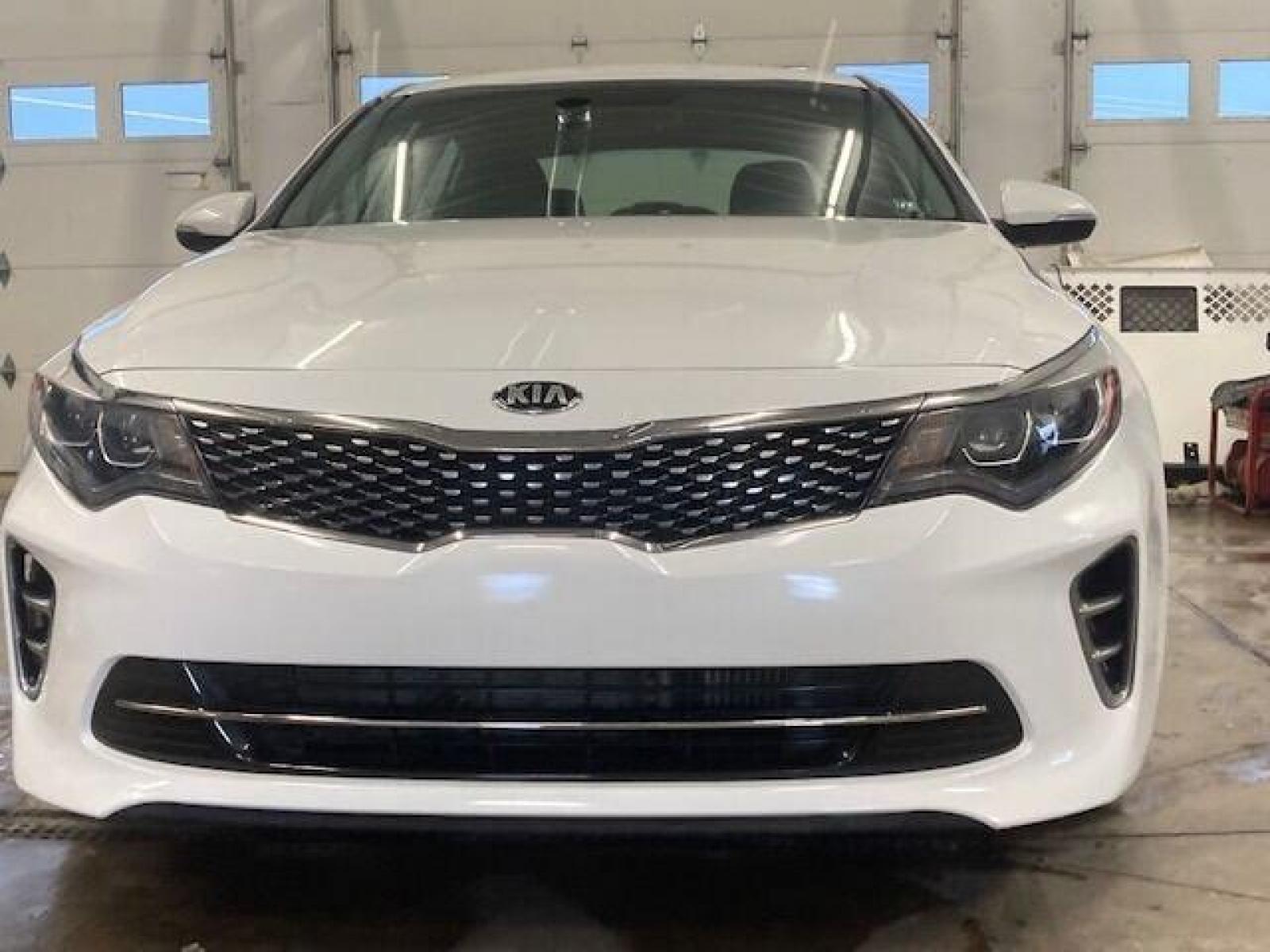 2017 White Kia Optima (5XXGW4L28HG) with an 2.0L I4 Turbocharger 2.0L I4 engine, located at 4845 Woodbury Pike, Roaring Springs, PA, (814) 317-5008, (814) 317-5008, 40.250935, -78.366959 - Photo #5