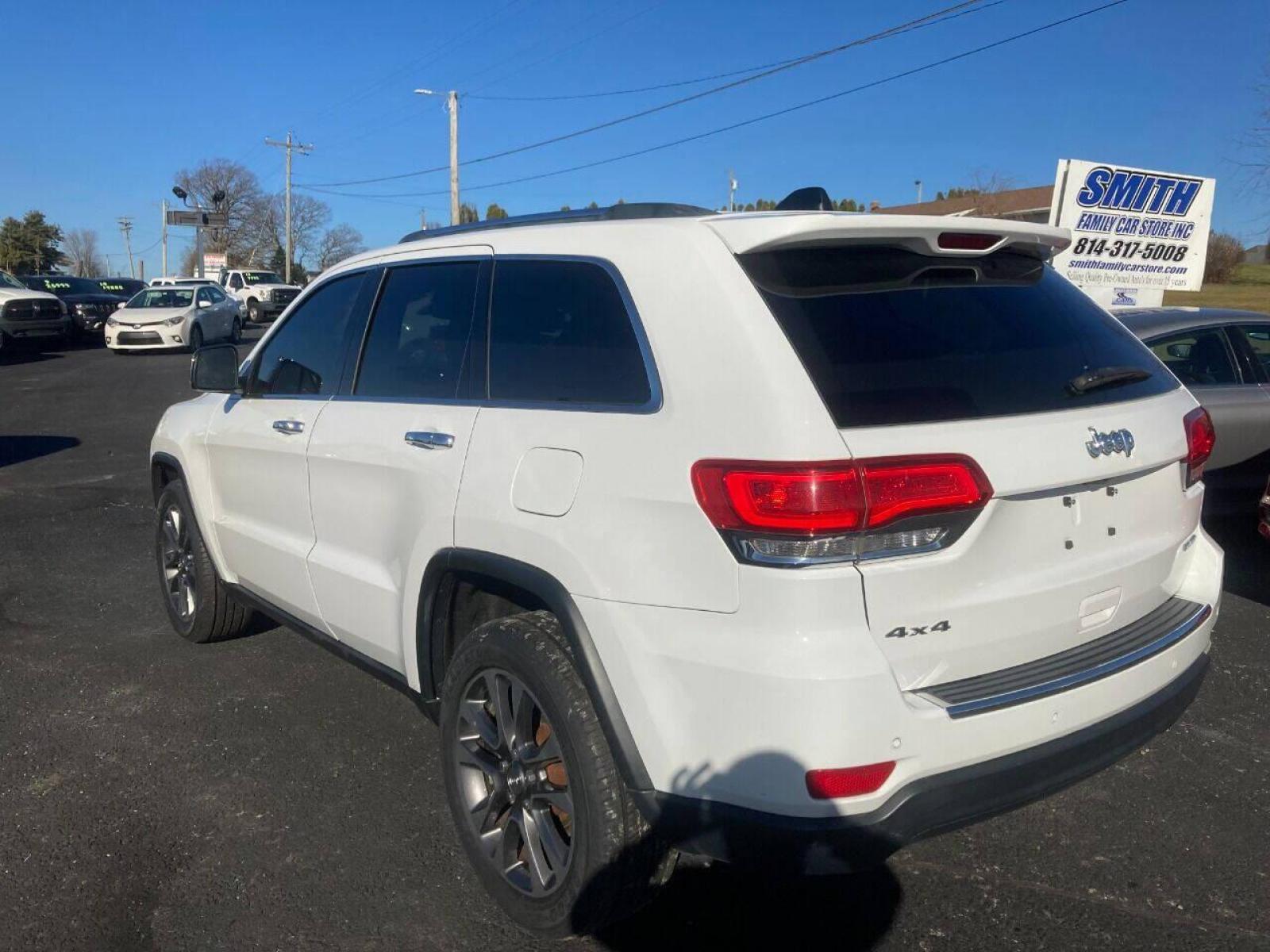 2018 White Jeep Grand Cherokee (1C4RJFBG4JC) with an 3.6L V6 3.6L V6 engine, located at 4845 Woodbury Pike, Roaring Springs, PA, (814) 317-5008, (814) 317-5008, 40.250935, -78.366959 - 2018 Jeep Grand Cherokee, 4x4, V6, automatic, power windows/locks, air conditioning, Navigation, rear back up camera, heated seats, new tires, new inspection and more. Super clean! Will come with a warranty with the option to upgrade. If interested, please call 814-317-5008 or 814-497-4383. Th - Photo #2