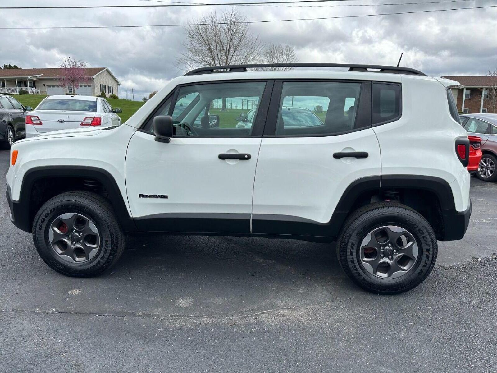 2020 White Jeep Renegade (ZACNJBAB7LP) with an 2.4L I4 2.4L I4 engine, located at 4845 Woodbury Pike, Roaring Springs, PA, (814) 317-5008, (814) 317-5008, 40.250935, -78.366959 - 2020 Jeep Renegade Sport, automatic, 4x4, 39k, 2.4L, power windows/locks, cruise/tilt wheel, air conditioning, all new tires, Eibach lift and more. Super clean vehicle! If interested, please call 814-317-5008 or 814-592-2176 - Photo #1