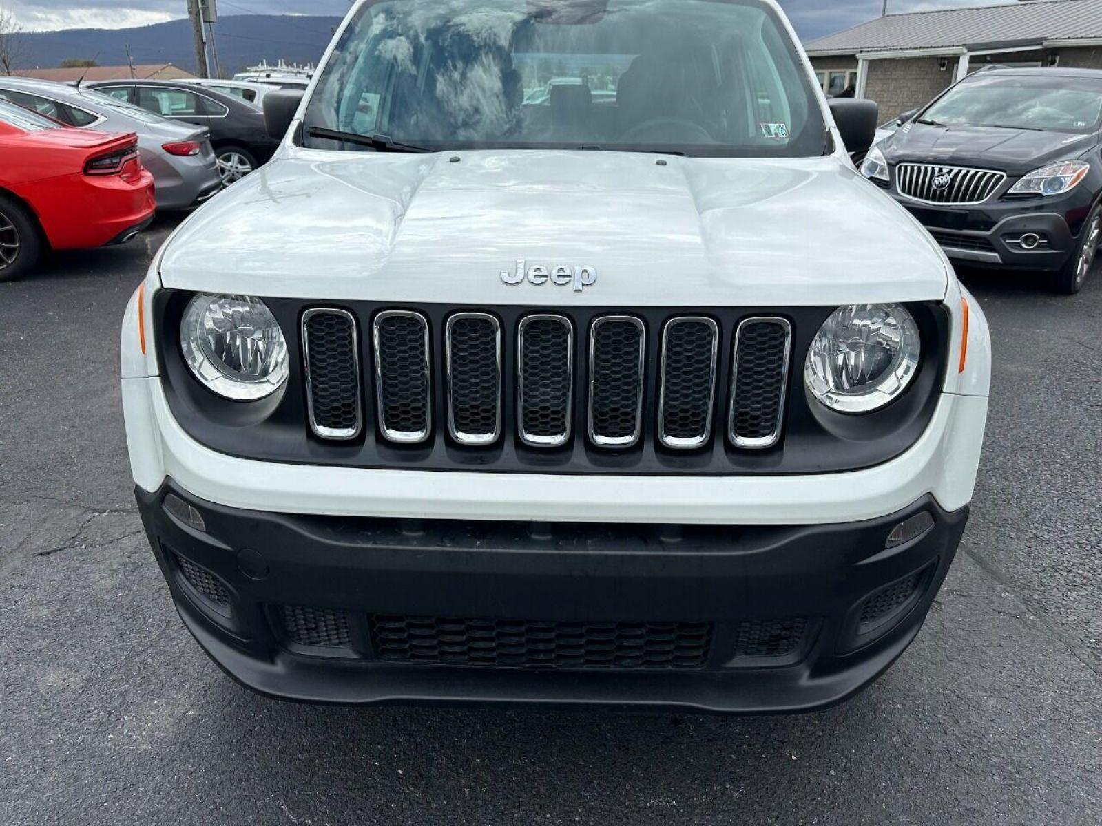 2020 White Jeep Renegade (ZACNJBAB7LP) with an 2.4L I4 2.4L I4 engine, located at 4845 Woodbury Pike, Roaring Springs, PA, (814) 317-5008, (814) 317-5008, 40.250935, -78.366959 - 2020 Jeep Renegade Sport, automatic, 4x4, 39k, 2.4L, power windows/locks, cruise/tilt wheel, air conditioning, all new tires, Eibach lift and more. Super clean vehicle! If interested, please call 814-317-5008 or 814-592-2176 - Photo #2