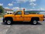 2001 Orange GMC Sierra 2500HD (1GTHC24151E) with an 6.6L V8 Turbocharger 6.6L V8 engine, located at 4845 Woodbury Pike, Roaring Springs, PA, (814) 317-5008, (814) 317-5008, 40.250935, -78.366959 - 2001 GMC SIERRA 2500 HD DURAMAX TURBO DIESEL 6.6 ENGINE REAR WHEEL DRIVE, 8 FOOT, BED NERF BARS, BED TOOLBOX, SOUTHERN TRUCK VERY CLEAN MANUL WINDOWS AND SEATS. IF INTRESTED CALL 814-317-5008 OR STOP BY - Photo#1