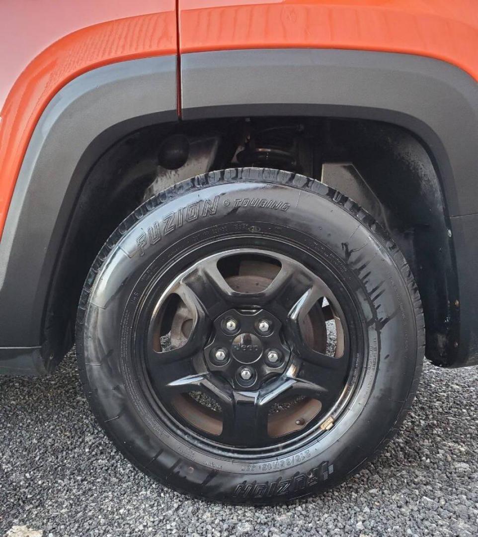 2016 Orange Jeep Renegade (ZACCJAAW5GP) with an 1.4L I4 Turbocharger 1.4L I4 engine, located at 4845 Woodbury Pike, Roaring Springs, PA, (814) 317-5008, (814) 317-5008, 40.250935, -78.366959 - 2016 Jeep Renegade Sport FWD 1.4L Manual 6-Speed 119,691 miles Southern vehicle, like new tires, new inspection. This vehicle comes with a 3 month/3000-mile power train warranty with the option to upgrade. If you would like more info on this vehicle or any of the others we currently have for sale, p - Photo#6