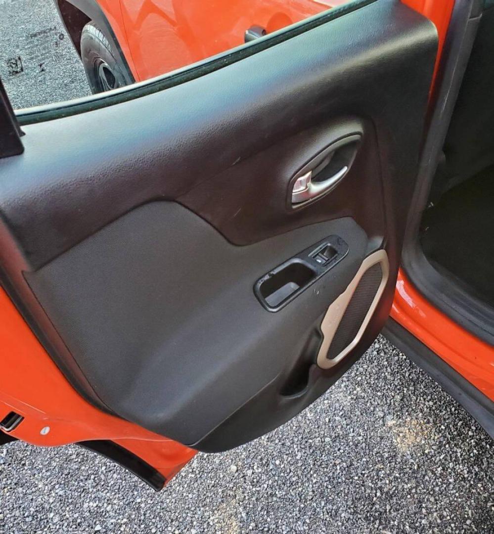2016 Orange Jeep Renegade (ZACCJAAW5GP) with an 1.4L I4 Turbocharger 1.4L I4 engine, located at 4845 Woodbury Pike, Roaring Springs, PA, (814) 317-5008, (814) 317-5008, 40.250935, -78.366959 - 2016 Jeep Renegade Sport FWD 1.4L Manual 6-Speed 119,691 miles Southern vehicle, like new tires, new inspection. This vehicle comes with a 3 month/3000-mile power train warranty with the option to upgrade. If you would like more info on this vehicle or any of the others we currently have for sale, p - Photo#11