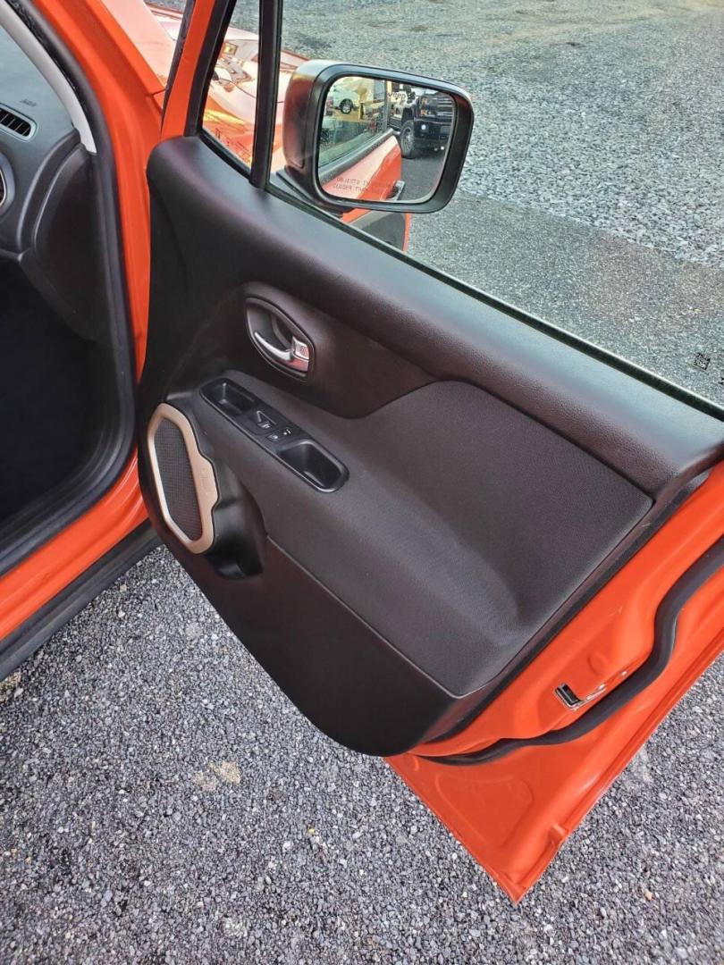 2016 Orange Jeep Renegade (ZACCJAAW5GP) with an 1.4L I4 Turbocharger 1.4L I4 engine, located at 4845 Woodbury Pike, Roaring Springs, PA, (814) 317-5008, (814) 317-5008, 40.250935, -78.366959 - 2016 Jeep Renegade Sport FWD 1.4L Manual 6-Speed 119,691 miles Southern vehicle, like new tires, new inspection. This vehicle comes with a 3 month/3000-mile power train warranty with the option to upgrade. If you would like more info on this vehicle or any of the others we currently have for sale, p - Photo#13