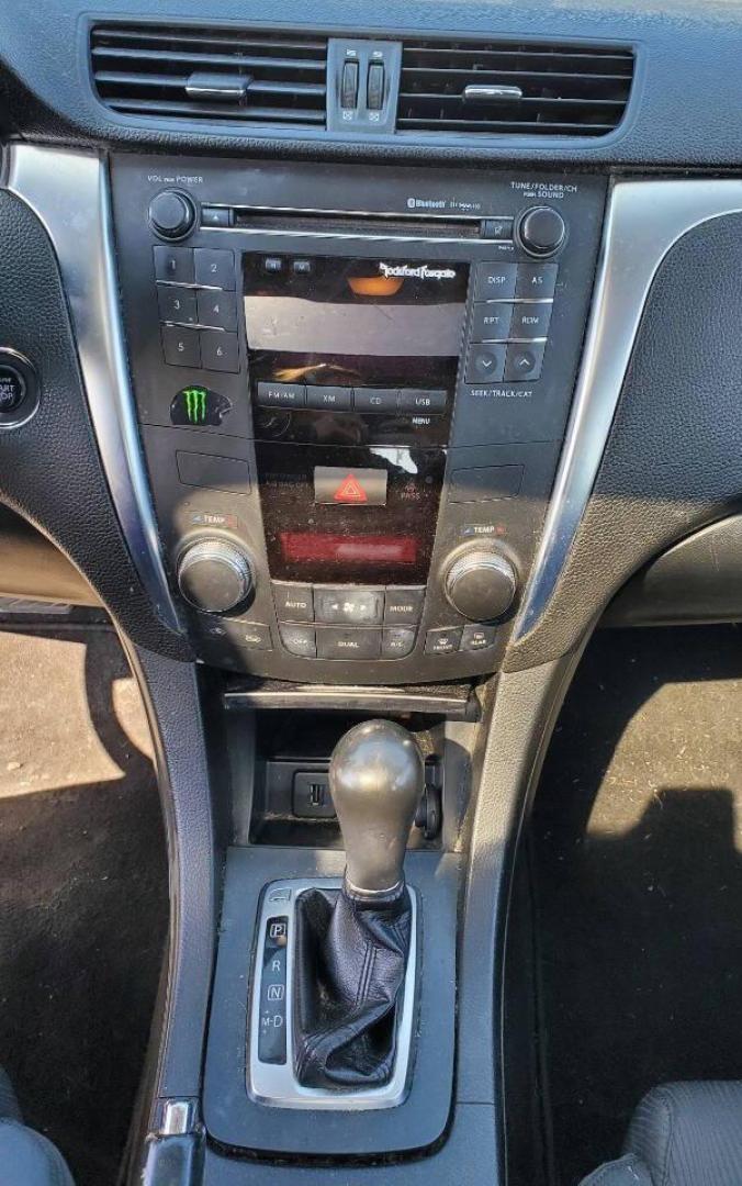 2010 Red /Black Suzuki Kizashi (JS2RF9A51A6) with an 2.4L I4 2.4L I4 engine, located at 4845 Woodbury Pike, Roaring Springs, PA, (814) 317-5008, (814) 317-5008, 40.250935, -78.366959 - 2010 Suzuki Kizashi GTS AWD 4dr Sedan CVT 2.4L Gasoline Bluetooth, sunroof, CD Player, Cruise Control. This vehicle does have an R-Title due to front end damage to the bumper and hood. Will come with new inspection and option to purchase 6-month warranty. If you would like more info on this vehicle - Photo#16