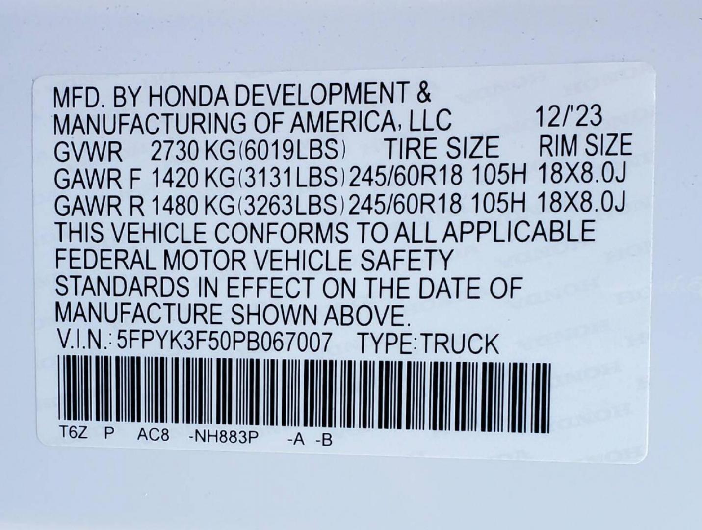 2023 White Honda Ridgeline (5FPYK3F50PB) with an 3.5L V6 3.5L V6 engine, located at 4845 Woodbury Pike, Roaring Springs, PA, (814) 317-5008, (814) 317-5008, 40.250935, -78.366959 - 2023 Honda Ridgeline RTL AWD Crew Cab 3.5L V6 9-speed Automatic 7,547 miles Fully Loaded!! Leather, Remote Start, Universal Remote Transmitter - Homelink - Garage Door Opener, Trailer Hitch, Backup Camera, Apple Carplay, Android Auto, Bluetooth, Sirius XM, Subwoofer, Sunroof, Lane Keeping Assist, He - Photo#8