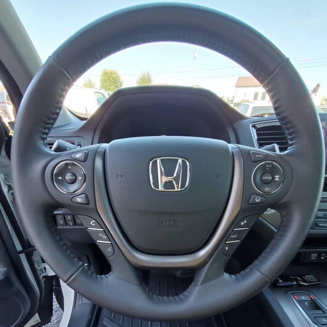 2023 White Honda Ridgeline (5FPYK3F50PB) with an 3.5L V6 3.5L V6 engine, located at 4845 Woodbury Pike, Roaring Springs, PA, (814) 317-5008, (814) 317-5008, 40.250935, -78.366959 - 2023 Honda Ridgeline RTL AWD Crew Cab 3.5L V6 9-speed Automatic 7,547 miles Fully Loaded!! Leather, Remote Start, Universal Remote Transmitter - Homelink - Garage Door Opener, Trailer Hitch, Backup Camera, Apple Carplay, Android Auto, Bluetooth, Sirius XM, Subwoofer, Sunroof, Lane Keeping Assist, He - Photo#21