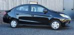 2023 Black Mitsubishi Mirage G4 (ML32FUFJ4PH) with an 1.2L I3 1.2L I3 engine, located at 4845 Woodbury Pike, Roaring Springs, PA, (814) 317-5008, (814) 317-5008, 40.250935, -78.366959 - 2023 Mitsubishi Mirage G4 SE 1.2L I3 FWD Only 53k miles! Rear Back-up Camera, Apply Car Play, Android Auto, Bluetooth. Very clean car! Selling so cheap because it has an R-Title due to damage to the bumper cover and passenger fender. These have been repaired. Will come with a 3 mo./3,000-mile powert - Photo#1