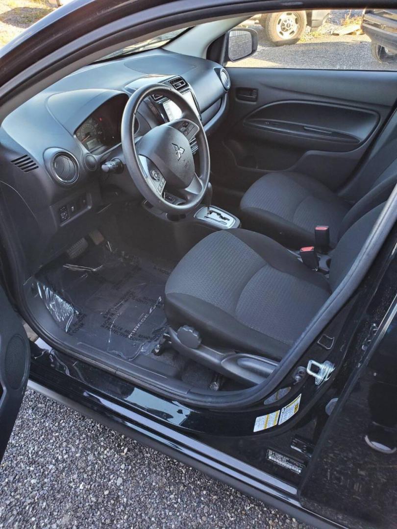 2023 Black Mitsubishi Mirage G4 (ML32FUFJ4PH) with an 1.2L I3 1.2L I3 engine, located at 4845 Woodbury Pike, Roaring Springs, PA, (814) 317-5008, (814) 317-5008, 40.250935, -78.366959 - 2023 Mitsubishi Mirage G4 SE 1.2L I3 FWD Only 53k miles! Rear Back-up Camera, Apply Car Play, Android Auto, Bluetooth. Very clean car! Selling so cheap because it has an R-Title due to damage to the bumper cover and passenger fender. These have been repaired. Will come with a 3 mo./3,000-mile powert - Photo#8