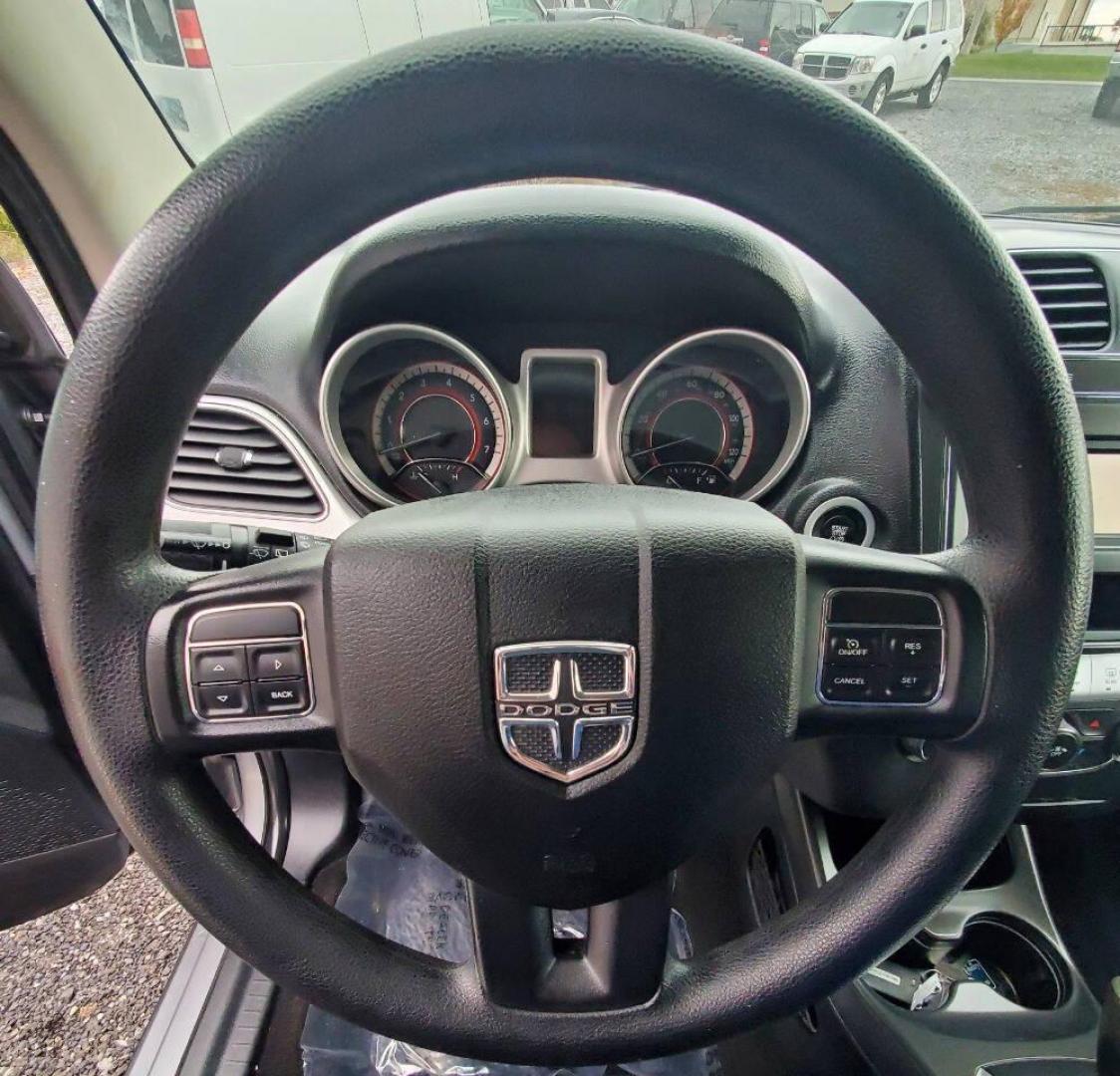 2015 Silver Dodge Journey (3C4PDCBG1FT) with an 3.6L V6 3.6L V6 engine, located at 4845 Woodbury Pike, Roaring Springs, PA, (814) 317-5008, (814) 317-5008, 40.250935, -78.366959 - 2015 Dodge Journey SXT FWD 3.6L V6 Automatic 155k miles 3rd Row Seating, CD Player, SiriusXM, Power Windows, Locks and Mirrors, A/C. Very clean vehicle! Selling cheaply because it has an R-Title due to previous deer damage to the passenger fender. This vehicle will come with a 3 mo./3,000-mile warra - Photo#18