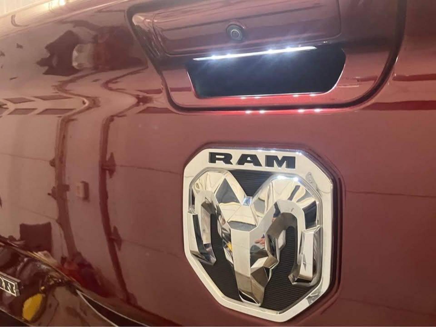 2022 Burgundy RAM 1500 (1C6SRFBT1NN) with an HEMI 5.7L V8 395hp 410ft. lbs. 5.7L V8 engine, located at 4845 Woodbury Pike, Roaring Springs, PA, (814) 317-5008, (814) 317-5008, 40.250935, -78.366959 - Photo#2