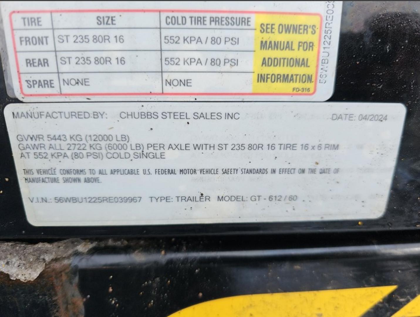 2024 (56WBU1225RE) , located at 4845 Woodbury Pike, Roaring Springs, PA, (814) 317-5008, (814) 317-5008, 40.250935, -78.366959 - Photo#5