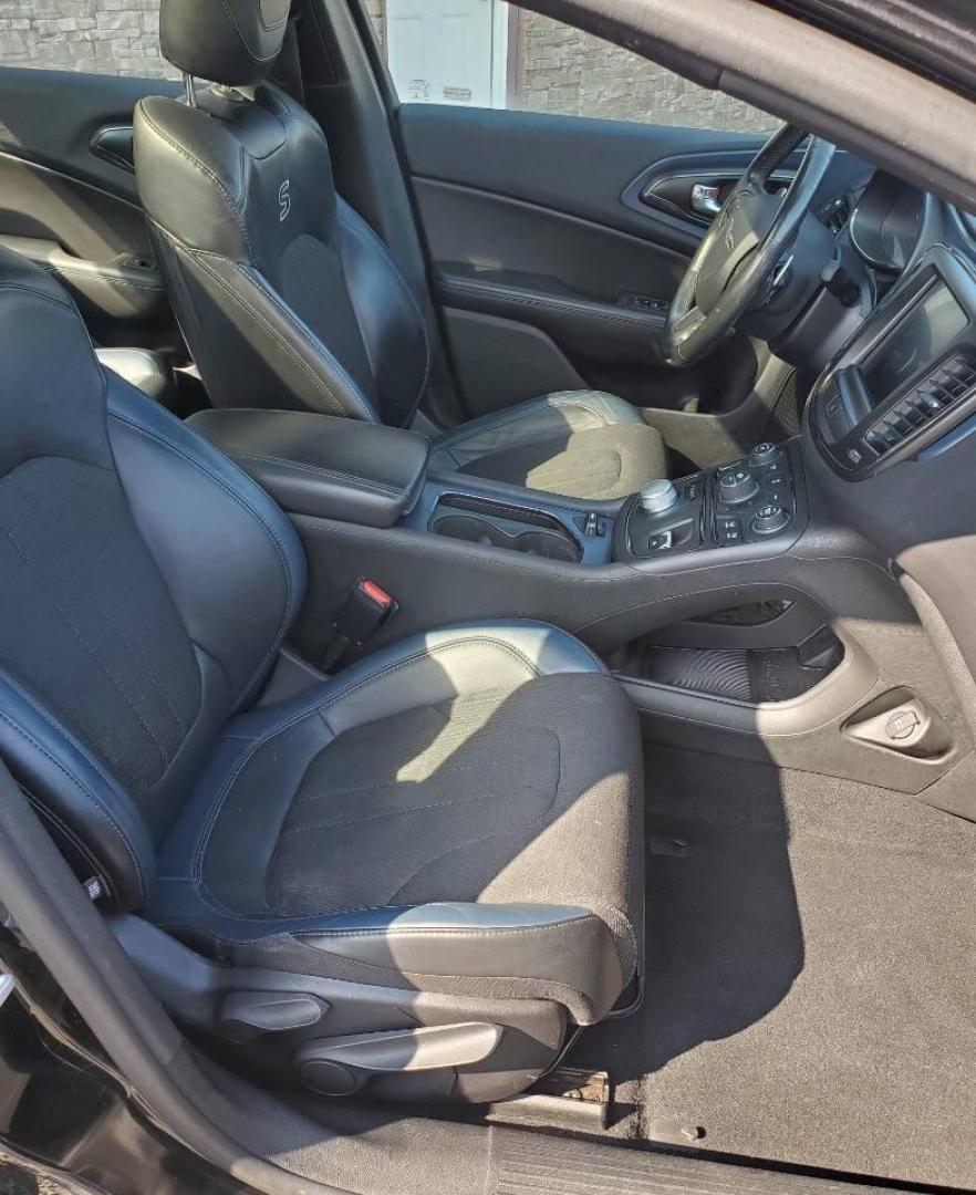 2015 Black Chrysler 200 (1C3CCCDG4FN) with an 3.6L V6 295hp 262ft. lbs. 3.6L V6 engine, located at 4845 Woodbury Pike, Roaring Springs, PA, (814) 317-5008, (814) 317-5008, 40.250935, -78.366959 - 2015 Chrysler 200 S 3.6L V6 AWD 9-Speed Automatic 74K Miles New Tires, Heated Seats and Steering Wheel, Remote Start, Dual-Pane Panoramic Sunroof, Rear Back-up Camera, A/c, Cruise Control, Power Windows/Locks, Bluetooth, Sirius XM. Nice Southern Car! Will come with new inspection and a 3-month/3,000 - Photo#11