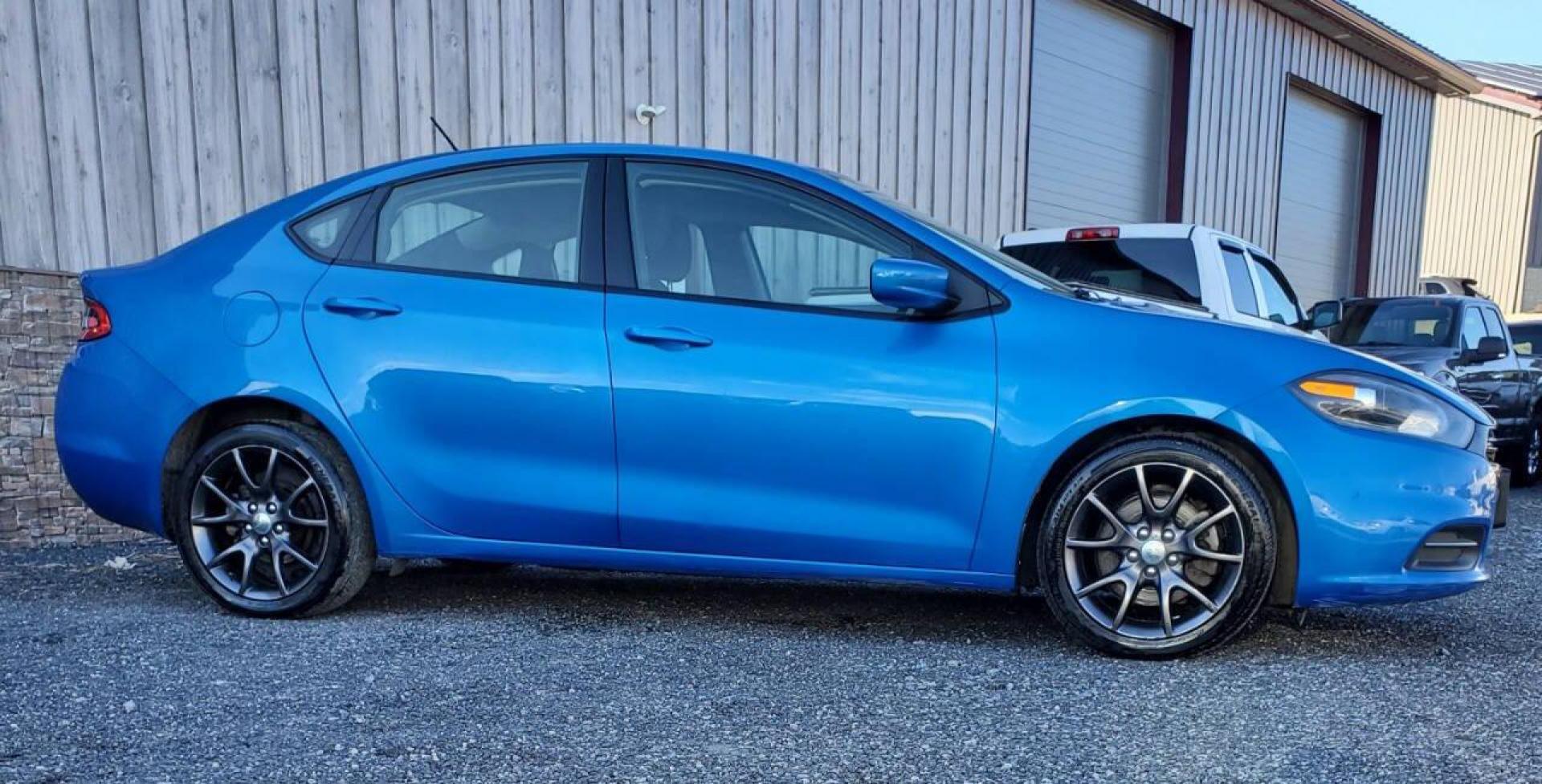 2015 Blue Dodge Dart (1C3CDFAA1FD) with an 2.0L I4 2.0L I4 engine, located at 4845 Woodbury Pike, Roaring Springs, PA, (814) 317-5008, (814) 317-5008, 40.250935, -78.366959 - 2015 Dodge Dart SE 2.0L I4 FWD 6-speed Automatic Flex Fuel Newly drilled/slotted brakes and rotors, A/c, Power Windows and Locks, Cruise Control, Single CD Player. Clean, sharp looking car! It will come with a new inspection and a 3-month/3,000-mile warranty (with the option to upgrade). If you have - Photo#1
