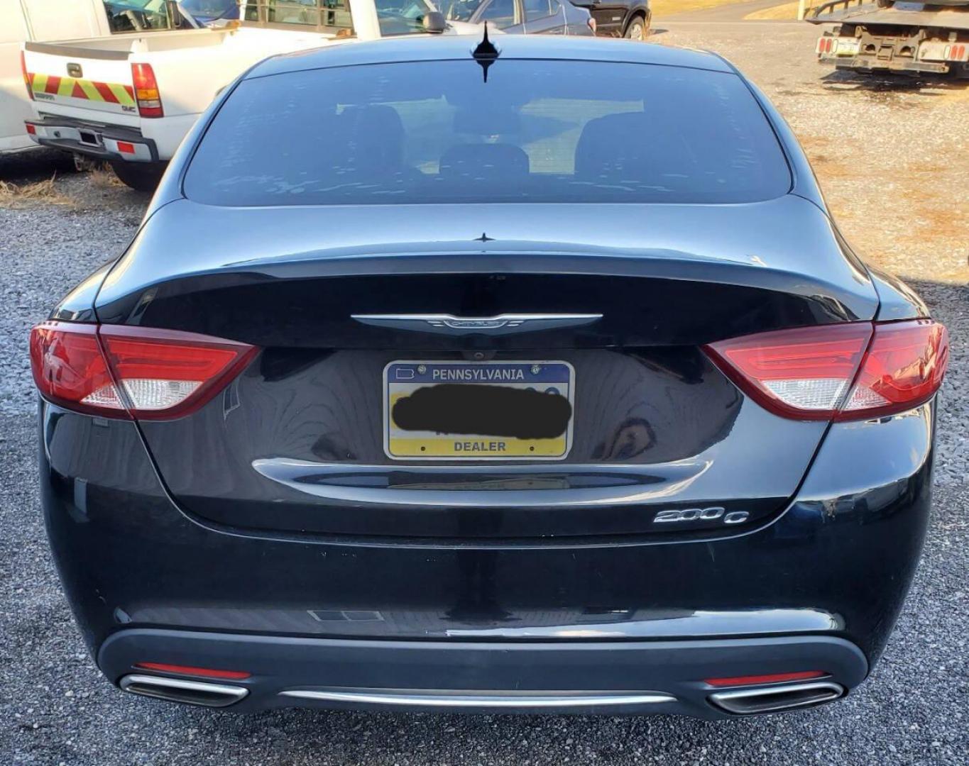 2015 Black Chrysler 200 (1C3CCCCG7FN) with an 3.6L V6 295hp 262ft. lbs. 3.6L V6 engine, located at 4845 Woodbury Pike, Roaring Springs, PA, (814) 317-5008, (814) 317-5008, 40.250935, -78.366959 - 2015 Chrysler 200C 3.6L V6 9-speed Automatic FWD 127K Miles Remote Start, Heated Seats, Rear Back-up Camera, Leather, A/c, Cruise Control, Power Windows/Locks, Bluetooth, Sirius XM, Tinted Glass. Vehicle will come with New Inspection and a 3-month/3,000-mile warranty (with the option to upgrade). If - Photo#2