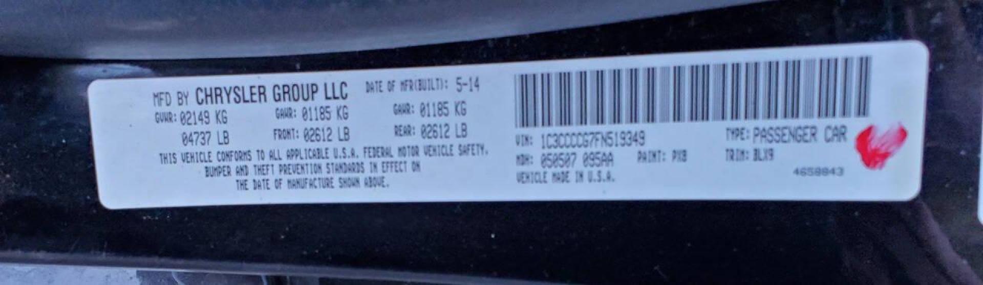 2015 Black Chrysler 200 (1C3CCCCG7FN) with an 3.6L V6 295hp 262ft. lbs. 3.6L V6 engine, located at 4845 Woodbury Pike, Roaring Springs, PA, (814) 317-5008, (814) 317-5008, 40.250935, -78.366959 - 2015 Chrysler 200C 3.6L V6 9-speed Automatic FWD 127K Miles Remote Start, Heated Seats, Rear Back-up Camera, Leather, A/c, Cruise Control, Power Windows/Locks, Bluetooth, Sirius XM, Tinted Glass. Vehicle will come with New Inspection and a 3-month/3,000-mile warranty (with the option to upgrade). If - Photo#5