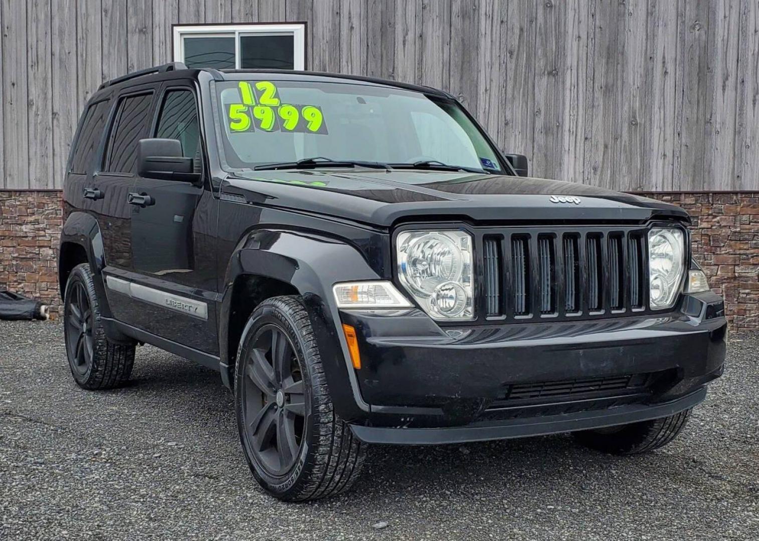 2012 Black Jeep Liberty (1C4PJMAK1CW) with an 3.7L V6 210hp 235ft. lbs. 3.7L V6 engine, located at 4845 Woodbury Pike, Roaring Springs, PA, (814) 317-5008, (814) 317-5008, 40.250935, -78.366959 - 2012 Jeep Liberty Sport 4x4 3.7L V6 4-speed Automatic 168k Miles A/c, Power Windows and Locks, Cruise Control, Sirius XM, CD Player, Keyless Entry. Nice Southern Vehicle! New Inspection. Will come with 3-month/3,000-mile warranty with the option to upgrade. If you have any questions or would like to - Photo#0