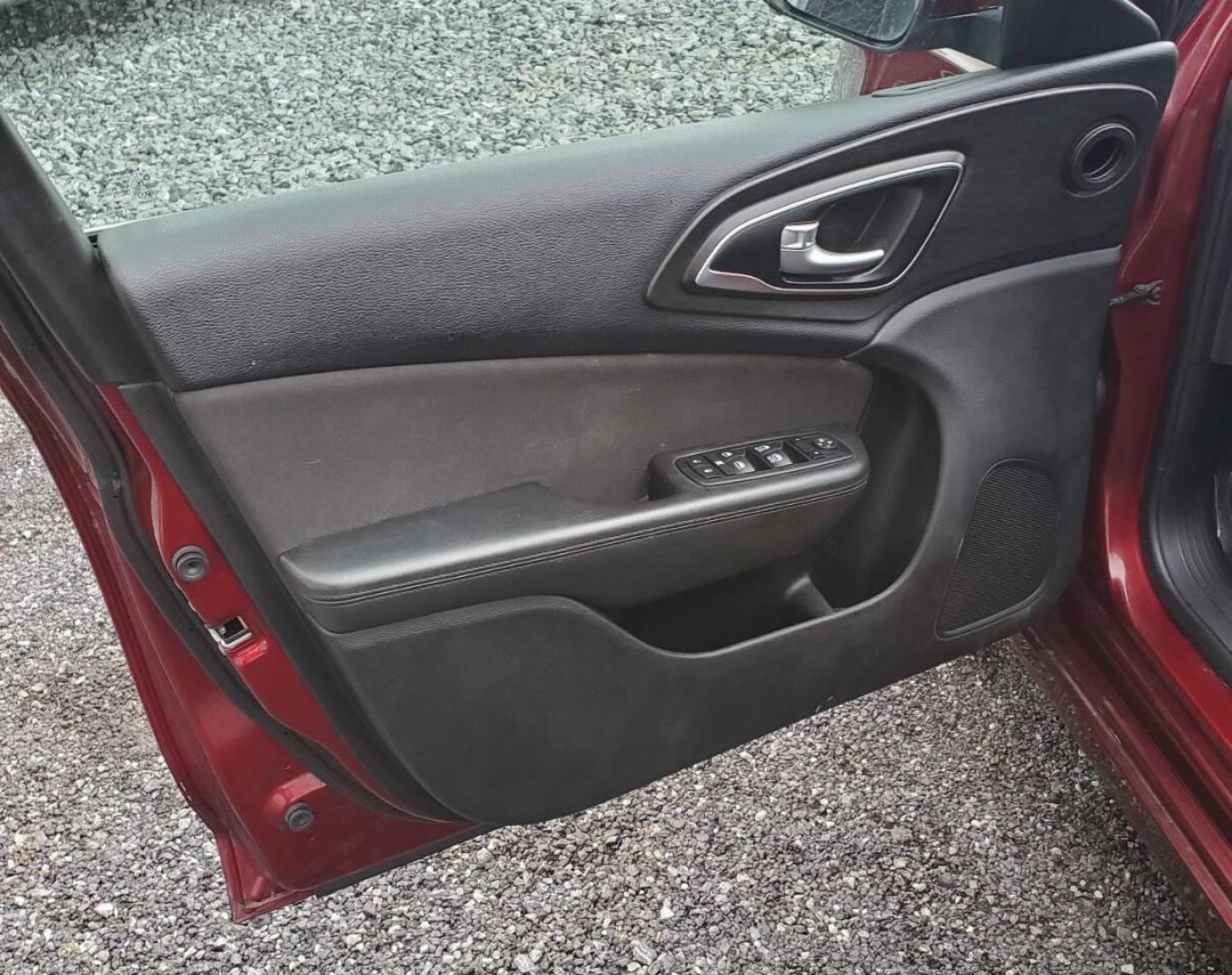 2016 Burgundy Chrysler 200 (1C3CCCAB1GN) with an 2.4L I4 184hp 173ft. lbs. 2.4L I4 engine, located at 4845 Woodbury Pike, Roaring Springs, PA, (814) 317-5008, (814) 317-5008, 40.250935, -78.366959 - 2016 Chrysler 200 Limited FWD 2.4L I4 9-speed Automatic 115k Miles Sirius XM, Bluetooth, Rear Back-up Camera, A/c, Power Windows and Locks, Cruise Control Selling cheaply because it has an R-title due to previous fender damage. That has been repaired. Vehicle will come with new inspection and a 3-mo - Photo#8