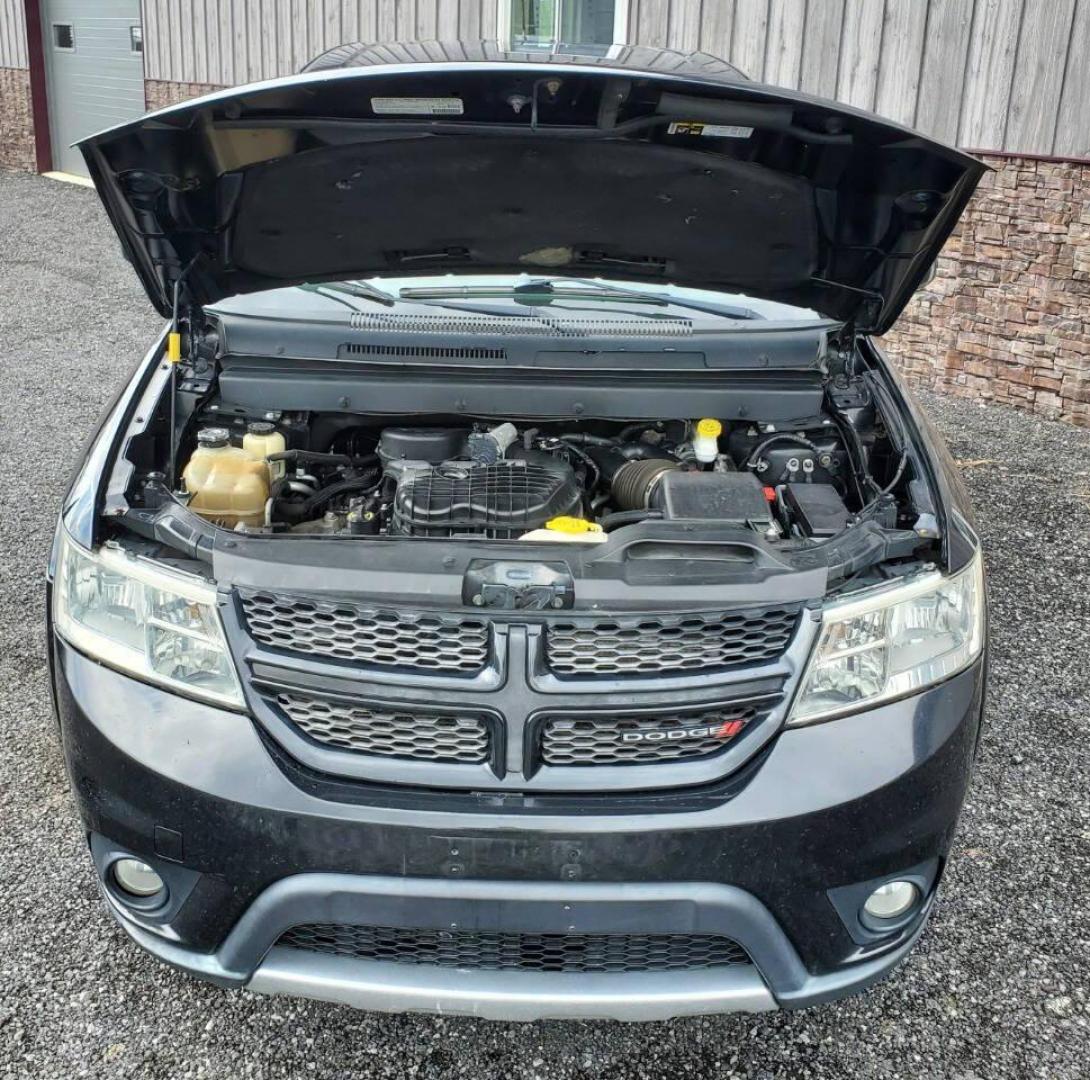 2013 Black Dodge Journey (3C4PDDEG9DT) with an Pentastar 3.6L V6 283hp 260ft. lbs. 3.6L V6 engine, located at 4845 Woodbury Pike, Roaring Springs, PA, (814) 317-5008, (814) 317-5008, 40.250935, -78.366959 - 2013 Dodge Journey R/T AWD 3.6L V6 6-speed Automatic 156k Miles 3rd Row Seating, Heated Front Seats, Heated Steering Wheel, Heated Mirror, Leather, Alpine Sound System, CD Player, Bluetooth, Sirius XM, A/c, Cruise Control, Keyless Entry, Power Windows/Locks. If you have any questions or would like t - Photo#5