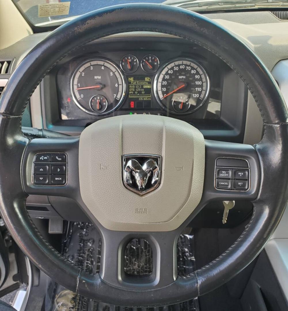 2012 Bright Silver Metallic Clear Coat/Mineral Gray Met RAM 1500 (1C6RD7GT2CS) with an HEMI 5.7L V8 390hp 407ft. lbs. 5.7L V8 engine, located at 4845 Woodbury Pike, Roaring Springs, PA, (814) 317-5008, (814) 317-5008, 40.250935, -78.366959 - **More pics and video to come. Truck will be fully detailed before sale<br />2012 Ram 1500 4x4 Outdoorsman 4 Door Quad Cab 6.3' Short Bed 5.7L V8 Hemi 6-Speed Automatic 105k Miles Rust-Free Southern Truck with a Clean Title A/C, Cruise Control, Alpine Sound System, Sirius XM, Single CD Player, Keyle- Photo#5
