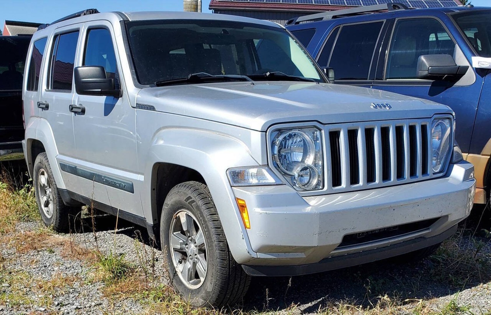 2008 Bright Silver Metallic Clear Coat Jeep Liberty (1J8GN28K68W) with an 3.7L V6 210hp 235ft. lbs. 3.7L V6 engine, located at 4845 Woodbury Pike, Roaring Springs, PA, (814) 317-5008, (814) 317-5008, 40.250935, -78.366959 - 2008 Jeep Liberty Sport 3.7L V6 4-speed automatic 4x4 123k miles A/C, power windows, locks, and mirrors, AM/FM Radio, single CD player, keyless entry. Vehicle has R-Title due to previous damage (minor) to the hood and roof. Vehicle will come with new inspection. If you have any questions or to sched- Photo#0